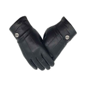 Gants de sport unisexes en cuir de haute qualité, demi-doigts, pour l'extérieur, mode, hiver, doux, respirants, coupe-vent - Product Image 1