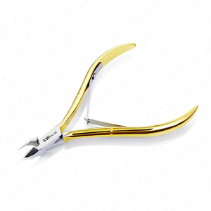 Heavy Duty Stainless Steel Ingrown Toenail Cutter Half Jaw Cuticle Nipper Professional Pedicure <b>Nail</b> <b>Tool</b> OEM - Product Image 4