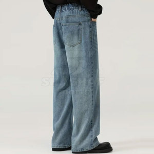 Pantalones Holgados de Material Suave, Corte Holgado, Uso Diario, Estilo Simple, Ligeros - Product Image 6