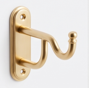 Premium Golden Metal Wall <b>Hook</b> With Multifunctional Design Stylish And Durable Organizer For Kitchen Bathroom And Home Decor - Product Image 5