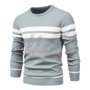 Sudadera de bajo precio, Jersey de algodón con logotipo personalizado de lana de alta calidad, Sudadera de cuello redondo de peso pesado para hombre - Product Image 1