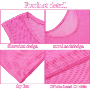 Chalecos Deportivos Unisex al por Mayor, 100% Poliéster, Transpirables, de Secado Rápido, Colores y Logotipos Personalizables, para Entrenamiento de Equipos de Adultos - Product Image 4