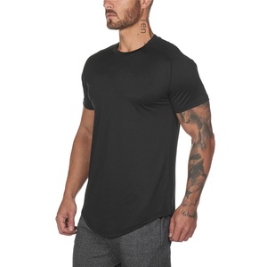 Camiseta Deportiva Ajustada para Hombre, Ligera, de Color Sólido, para Gimnasio, Transpirable, Moderna, para Correr - Product Image 1