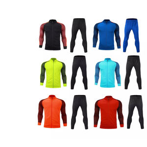 Ensembles de survêtements décontractés pour hommes, tendance automne, couleur unie, design personnalisé, polyester/nylon de haute qualité, extensible dans quatre directions, respirant - Product Image 5