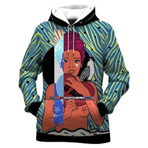 Sudadera con Capucha Estampada para Hombre, Tejido de Punto, Ropa de Invierno, Estilo de Manga Regular, Logotipo Frontal - Product Image 6