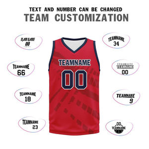 Sublimated Basketball Jersey Set Team Name 00 Red Best Quality White Mesh Moisture Wicking Unisex Adult <b>Athletic</b> Fit Custom - Product Image 5