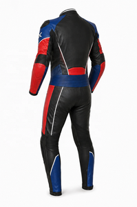 Combinaison de moto en cuir personnalisée avec logo imprimé |   Hiver |   Noir Rouge Bleu |   Fabricant OEM ODM |   Qualité de conception haut de gamme - Product Image 2
