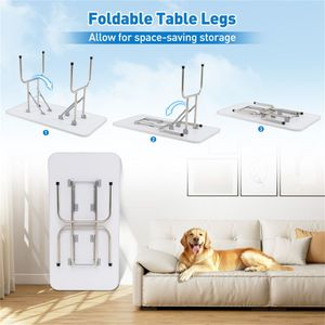 Tavolo da Toelettatura per Animali Domestici a Forma di H, Regolabile e Pieghevole, Capacità 330 LBS, Rimozione Peli Silenziosa per Cani Piccoli e Grandi - Product Image 5