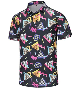 Camisas de Hombre de Alta Calidad, Nueva Moda 2025, Último Estilo, Manga Corta, 100% Poliéster, Transpirable, 180g, Casual, Verano, OEM - Product Image 2