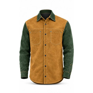 Camisa FR para Soldadura, Traje de Soldador Industrial, Talla M, Exposiciones Térmicas de Corta Duración, 7.5OZ, Resistente a las Llamas CAT2, 300-500C - Product Image 2