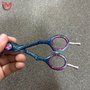 Tijeras de Peluquería Profesionales de 7 Pulgadas, Acero Inoxidable Afilado, Hoja Recta, para Diestros, Tijeras de Corte para Barbería, Tornillo Ajustable - Product Image 2