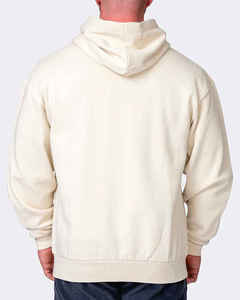 Sudadera con Capucha para Hombre, Color Crema, Corte Regular, Felpa de Algodón, Estilo Casual, Diseño de Bolsillo, para Otoño - Product Image 3