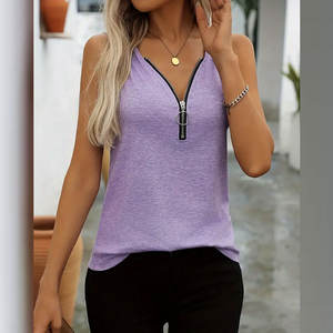 Último Diseño, Precio al por Mayor, Camisetas sin Mangas para Mujer, Hechas con el Mejor Material, Transpirables, Personalizadas, Resistentes - Product Image 5