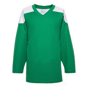 Camiseta de hockey sobre hielo unisex de manga larga, sublimación, 100% poliéster, ropa deportiva personalizada, camisetas de hockey sobre hielo para equipos. - Product Image 1