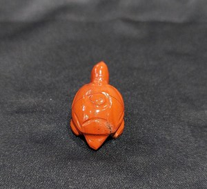 Sculpture de tortue en jaspe rouge, pierre naturelle de guérison, figurine d'animal spirituel, cristal, énergie Reiki, décoration, cadeau - Product Image 3
