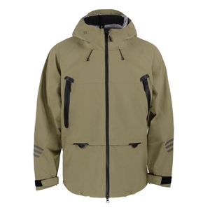 Men Olive <b>Green</b> Waterproof <b>Ski</b> <b>Jacket</b> With Hood Synthetic Insulation Zipper Closure - Product Image 1