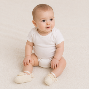 Newborn Baby <b>Socks</b> Shoes | Anti Slip First Walker Booties Soft Cotton Infant Crib Shoes Ultra Soft Comfort Custom Wholesale OEM - Product Image 4