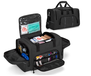 Maletín Médico de Alto Rendimiento, Bolsa Médica Resistente de Oxford con Panel de Instrumentos Plegable para el Cuidado de la Salud - Product Image 1
