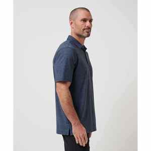 Chemise homme manches courtes style moderne, polyester et coton, chemise unie pour homme, polos - Product Image 6