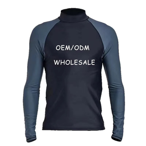 OEMODM Rashguard Unisexe Personnalisé Imprimé Respirant Coupe-Vent Anti-Bactérien à Manches Longues Séchage Rapide 220g Polyester Spandex - Product Image 6