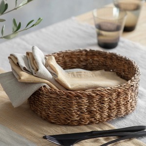 Hand woven seagrass <b>basket</b> bowls <b>bread</b> fruit storage sustainable sea grass fiber <b>baskets</b> low price - Product Image 6