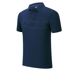 Camiseta Unisex Casual 100% Algodón Lavado Transpirable para Hombre, Logotipo Bordado Personalizado, Camiseta de Alta Calidad para Golf y Equitación - Product Image 6