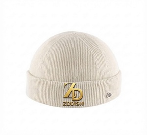 High Quality Thick Warm Winter <b>Beanie</b> Solid Color Ribbed Knit Cap for Men Women Custom Logo Embroidery Casual 100% <b>Wool</b> - Product Image 4