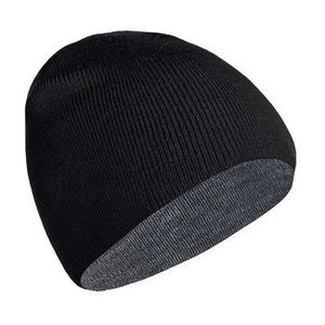Chapeau d'hiver unisexe en tissu tissé personnalisable de haute qualité Ikhlas Sports, logo, bonnet en polyester/coton, casquette de plage tricotée pour adultes - Product Image 1