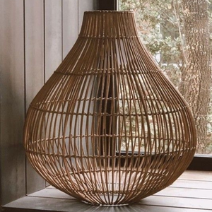 Durable Handmade <b>Rattan</b> Lampshade Supplier Eco Friendly Decorative <b>Pendant</b> Light Lightweight from Vietnam - Product Image 5
