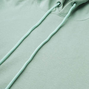 Men's Light Green Hooded <b>Sweatshirt</b> Regular Fit Eco-Friendly <b>Lined</b> Polyester/Cotton <b>Fleece</b> Casual Winter Wear Pocket Design - Product Image 4