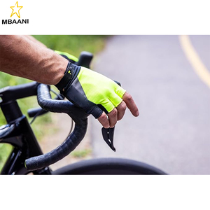 ถุงมือจักรยานอีลิท เจลสำหรับผู้ชาย ถุงมือปั่นจักรยานพร้อมแผ่นเจลเพื่อความสบายและการยึดเกาะ สีดำ - Product Image 5