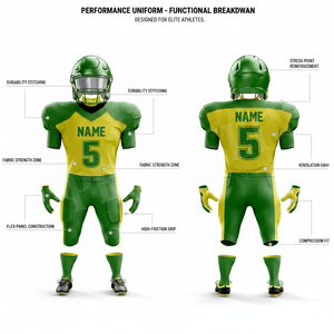 Uniformes de Fútbol Americano al Por Mayor a Precio Económico, Ropa Deportiva para Equipos, Equipo de Protección para Clubes, Uniformes Personalizados para Adultos y Jóvenes, Kits de Poliéster - Product Image 2