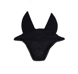 Horse Ear <b>Net</b> Bonnet for <b>Fly</b> Protection Soft Cotton Material for Daily Riding Use durable Horse Bonnets in wholesale rate - Product Image 2