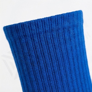 Blue Crew <b>Socks</b> Solid Color Breathable Knitted for Running Daily Use Adults Standard <b>Thickness</b> - Product Image 4