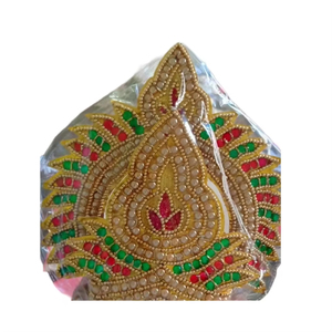 Corona Mukut de Cristal Acrílico y Pedrería, Hecha a Mano, Elegante, para Ídolos Divinos, Uso en Festivales Religiosos, TUSSHAR TRADERS, Tamaño Personalizable - Product Image 6