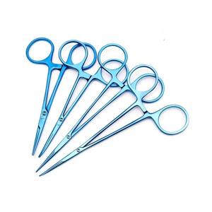 Best Price 4Pcs Set Haemostatic Forceps Straight Handle Manual Class I Size 5" 5.5 Steel Surgical CE Certified BY <b>Blush</b> Surgical - Product Image 5