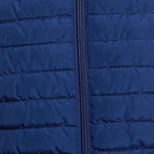 Gilet matelassé sans manches personnalisé de haute qualité, respirant, en toile, avec col montant et fermeture éclair intégrale, gilet chaud avec logo - Product Image 3