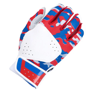 Cheap price PU leather and stretch <b>mesh</b> fabric sport training baseball batting gloves | Good quality sheepskin baseball gloves - Product Image 3