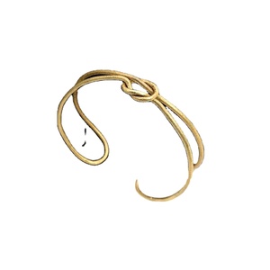 กำไลข้อมือสไตล์โบว์ทำมือดีไซน์ SKU6927งานออกแบบชุบทอง - Product Image 1