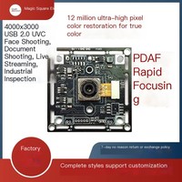 Ultra hızlı otomatik odaklamalı, UVC (USB Video Sınıfı) sürücüsüz, Raspberry Pi ile uyumlu 1200W Gerçek 4K Kamera Modülü