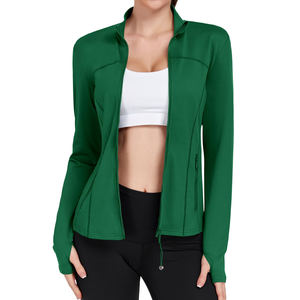 Veste de yoga pour femme, légère, respirante, en spandex, veste de yoga ajustée, personnalisable, veste de sport pour adultes, design imprimé, veste de yoga - Product Image 4