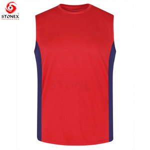 Débardeur pour homme OEM en polyester à séchage rapide, sans manches, design personnalisé, gilet de sport, fabricant en gros, approvisionnement en vrac - Product Image 4