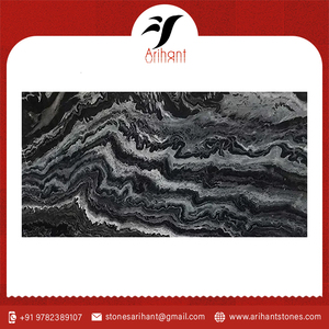 Dalles de marbre noir mercure de haute qualité pour revêtements de sol modernes, panneaux muraux, comptoirs et décoration intérieure - Product Image 6