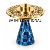Brûleur d'encens décoratif de bureau durable à finition brillante, personnalisé, imprimé en émail, diffuseur d'encens, utilisation toute saison