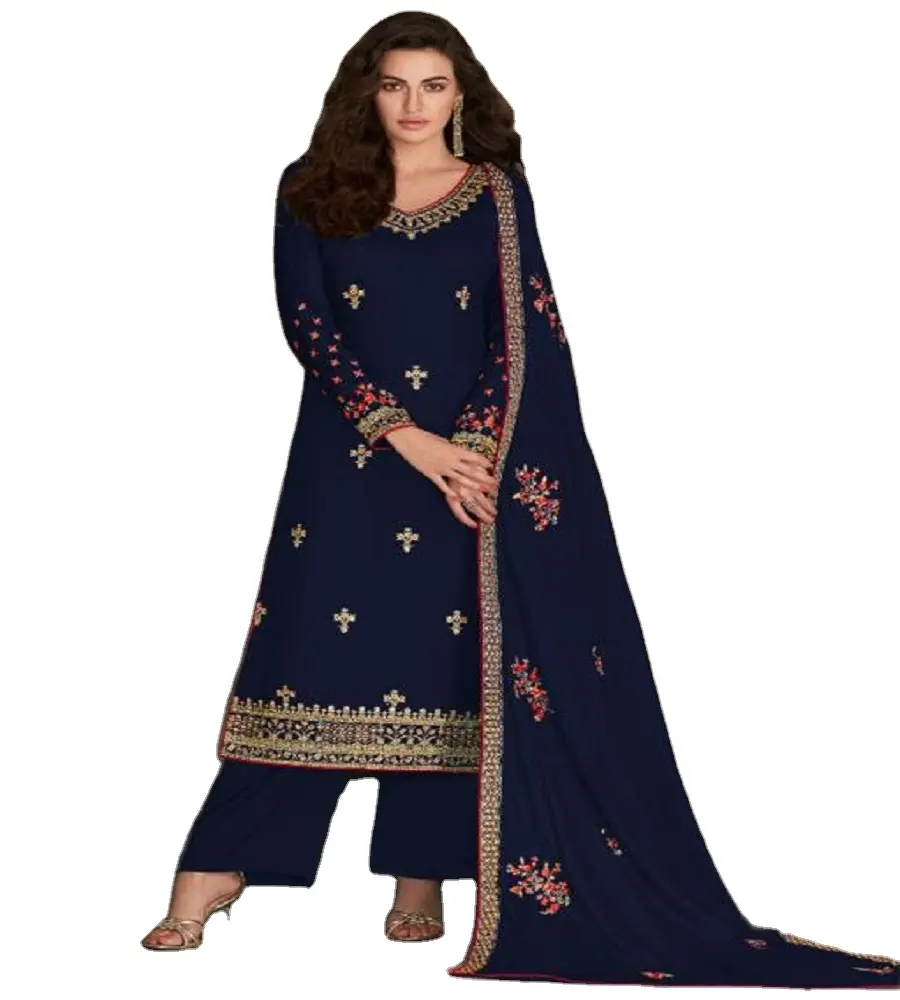 aktuellstes ethnisches Kleid Pakistanischer Salwar-Anzug