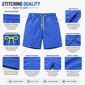 Summer Fashion Men Windbreaker Shorts Mid Waist Quick Dry Front Logo Oxford Fabric Running Yoga Fitness Workout <b>High</b> Quality - Product Image 5
