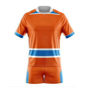 Tenues de rugby de haute qualité, nouveau design, séchage rapide, respirantes, 100% polyester, couleurs et logo personnalisés, service OEM, vente en gros - Product Image 2