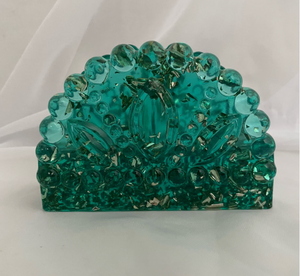 Elegant Resin Geometric Serviette Stand Modern <b>Tissue</b> Holder Designer Napkin Stand Custom Color <b>Wedding</b> Table Organizer - Product Image 2