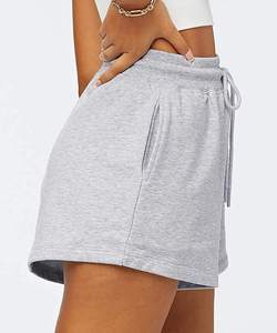 Shorts pour femmes taille mi-haute à jambes larges 100% Coton Écologique Lavage coloré Été - Product Image 5