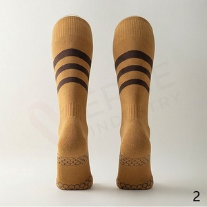 <b>Men's</b> Crew <b>Socks</b> Solid Color Knitted Breathable Cotton Polyester Spandex Autumn Daily Wear Regular Style - Product Image 2